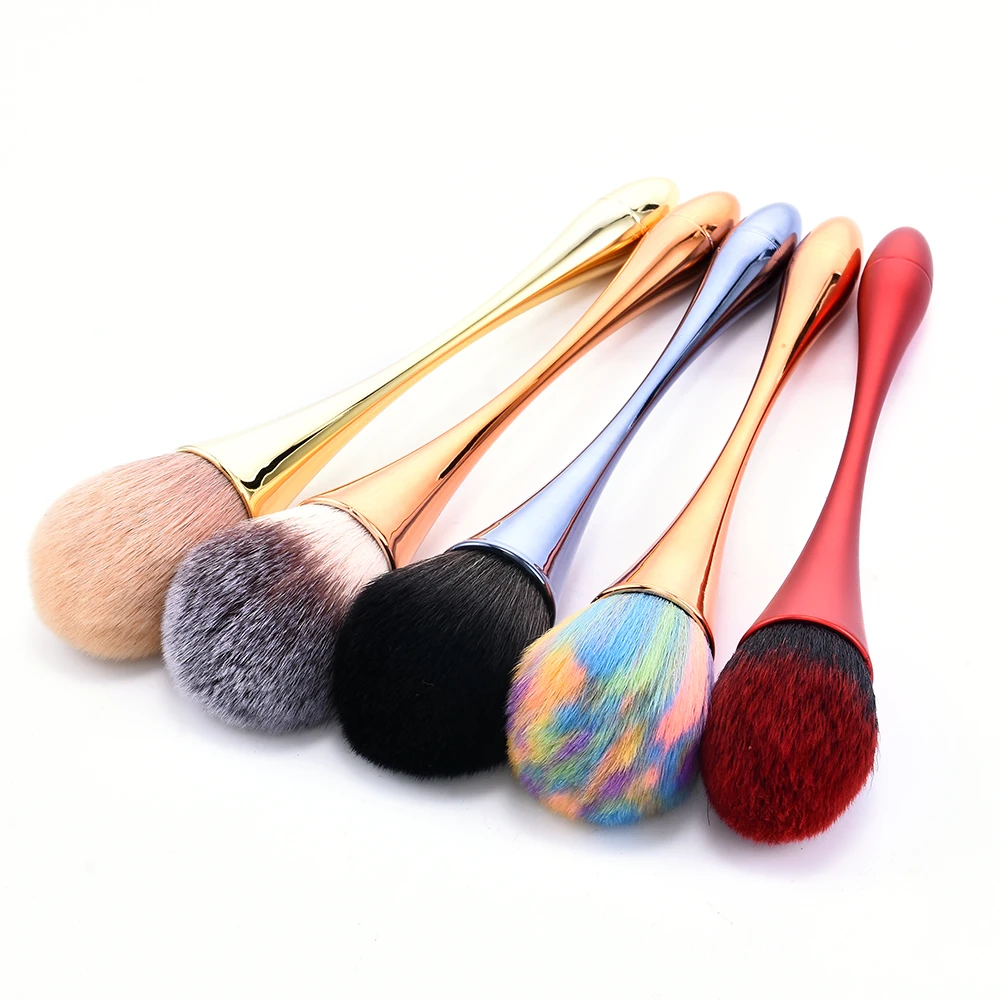 Luxury Champagne Makeup Brushes Set for Foundation Powder Blush Eyeshadow Concealer Lip Eye Make Up Brush Cosmetics Beauty Tools