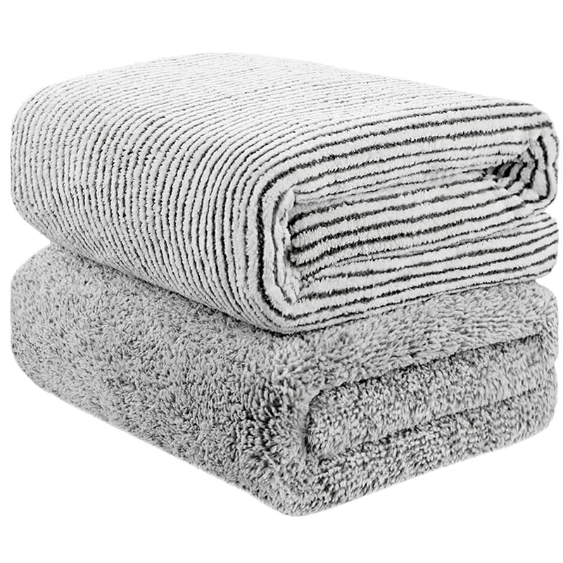 Eco-friendly Bath Towel Set for Adults Luxury Wipe Body Face Towels Quick Dry Absorbent Soft Spa Shower Towel Wrap for Bathroom