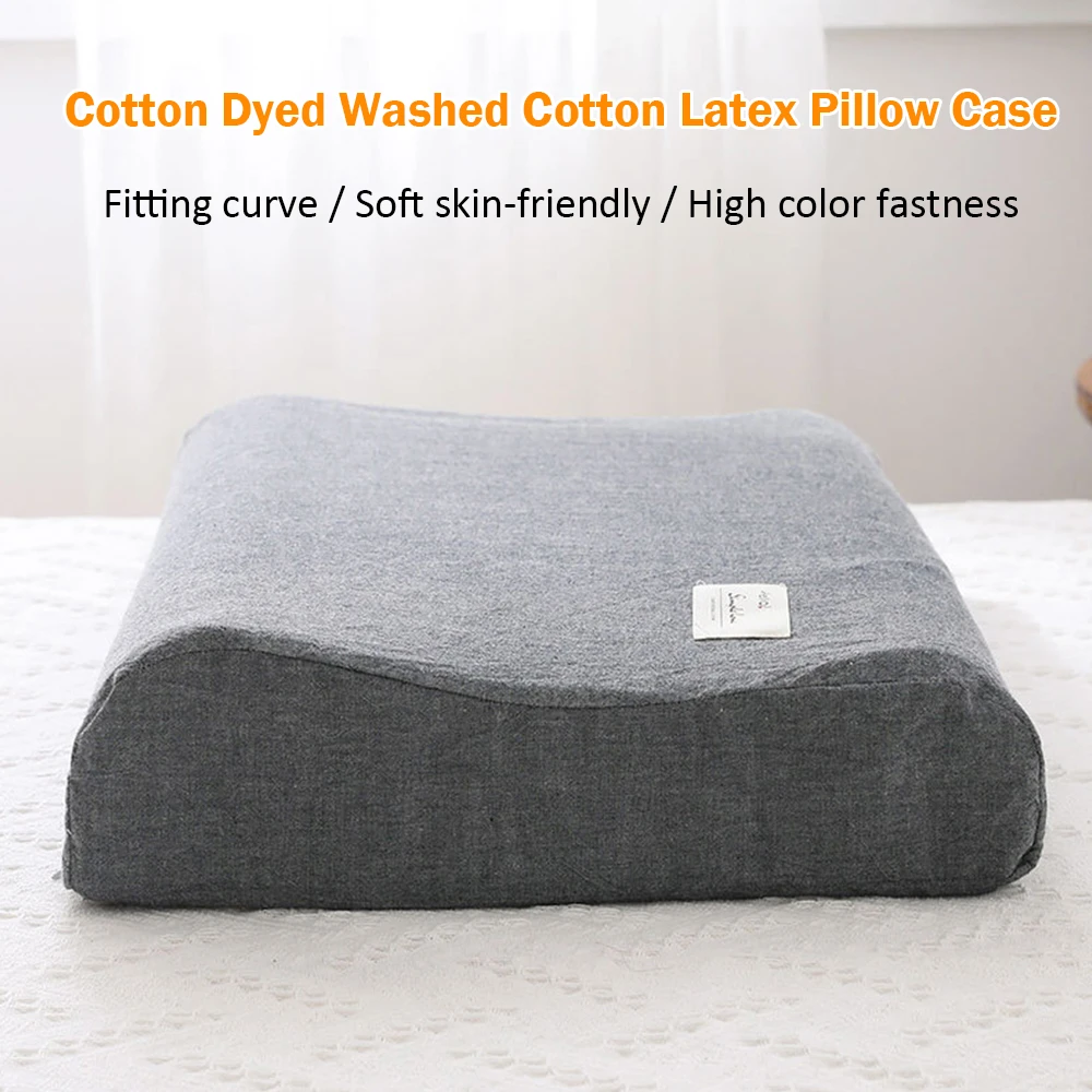 Pillowcase 30*50CM/40x60CM Sleeping Pillow Protector Pillowslip Cotton Pillow Cover Latex Sleep Pillowcase Bedding Set