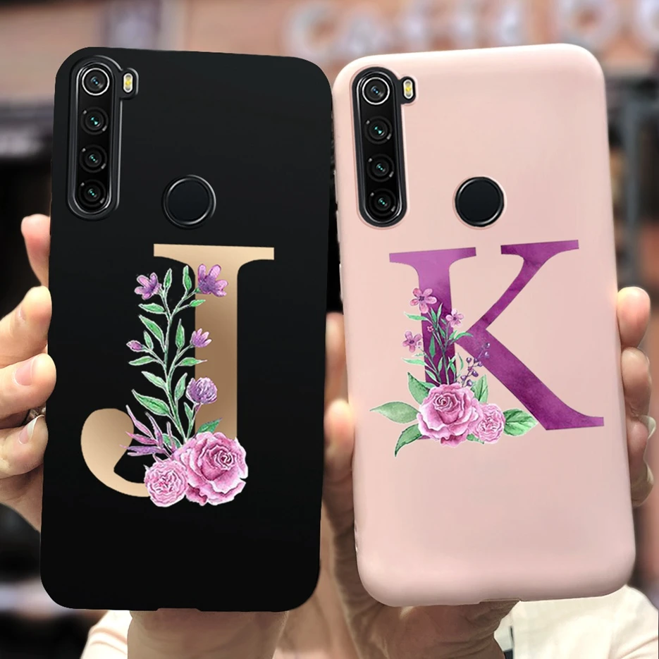 Cute Letters Phone Case For Xiaomi Note 8 Case Note 8t Soft Slim Back Cover For Xiaomi Redmi Note 8 t Note8 Pro 8Pro Case Bumper