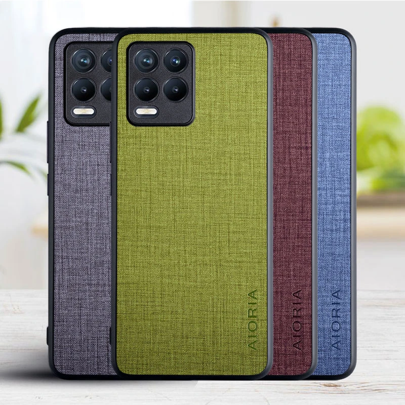 Case for Oppo Realme 8 Pro Cross pattern PU leather cover phone for Realme 8 5G 4G funda coque capa