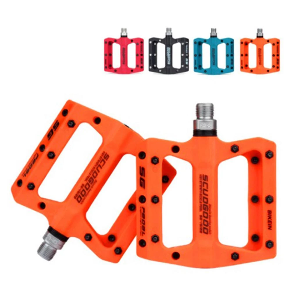 Nylon Fiber Mountain Bike Pedals for Road MTB BMX Bicycle Anti-Skid Pedals Bike Accessories Anti-Skid Pedals Sports Accessories