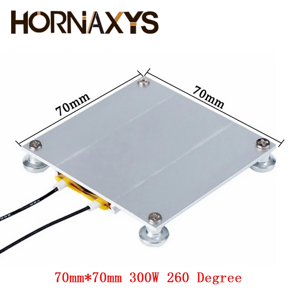 LED Lamp Remover 70*70mm BGA Demolition Chip Welding Soldering Station Aluminum PTC IP20 Heating Plate 300W 260 Degree