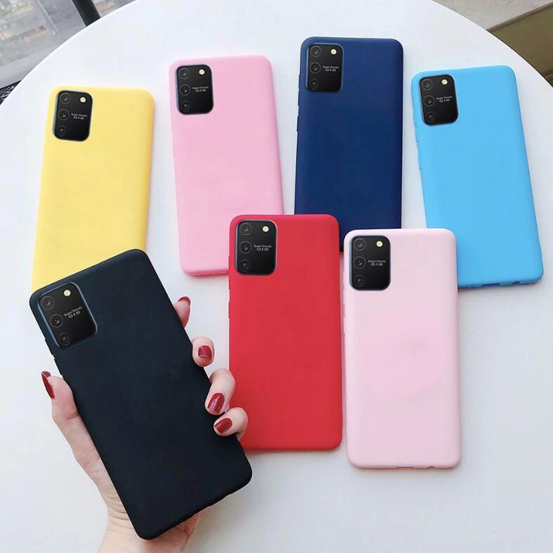 candy color silicone phone case for samsung galaxy a31 a21s a41 a51 a71 a12 a32 a42 a52 a72 a02 m02 matte soft back cover cases