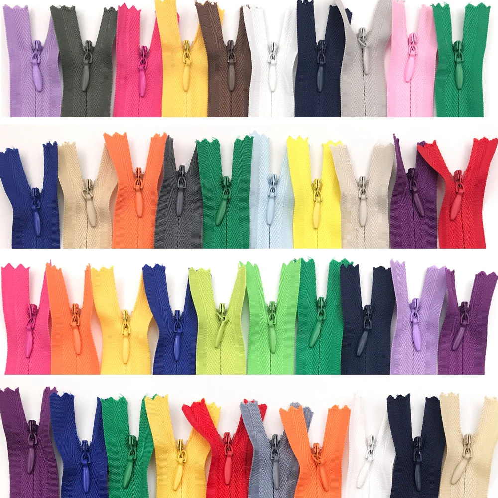 10pcs Invisible Zipper 28cm 35cm 40cm 50cm 55cm 60cm Zippers for Sewing Handmade Garment/Bags/Home Textile,Tailor Sewer