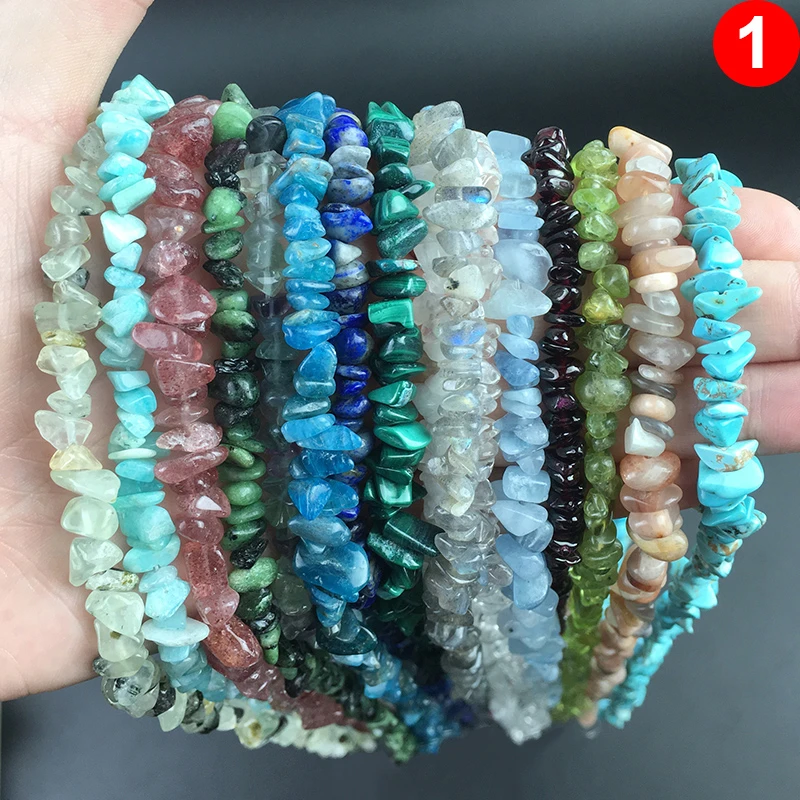 5*8 Natural Lapis Opal Quartz Fluorite Amethys Freeform Chip Stone Beads For Jewelry Making DIY Charms Bracelet Necklace 15''