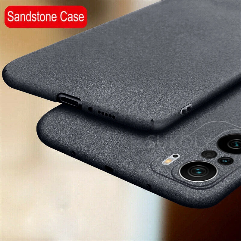 Slim Sandstone Matte Case For Xiaomi Redmi Note 10 Pro Max 10S 9S 9 Pro Mi 11 10T Lite Poco X3 NFC F3 Shockproof Hard Cover