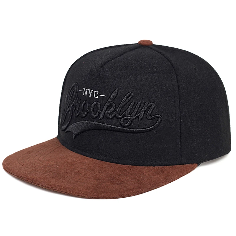 New BROOKLYN letter embroidery baseball cap fashion hip-hop tide caps men and women universal flat hat outdoor sports sun hats