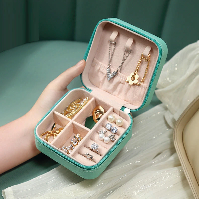 Jewelry Bag Small Ring Earrings Jewelry Box Jewelry Storage Box Portable Jewelry Box Trave