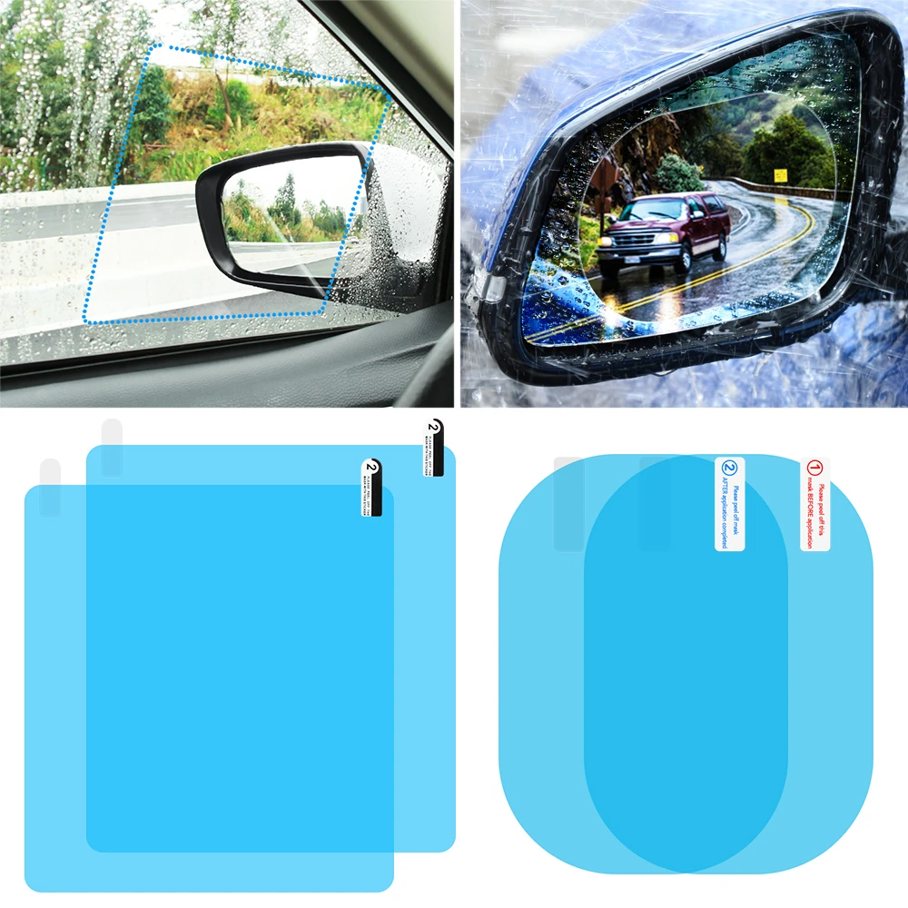 Car Rearview Mirror Rain proof Anti fog Film Sticker for Kia Ceed Rio Sportage R K3 K4 K5 Ceed Sorento Cerato Optima