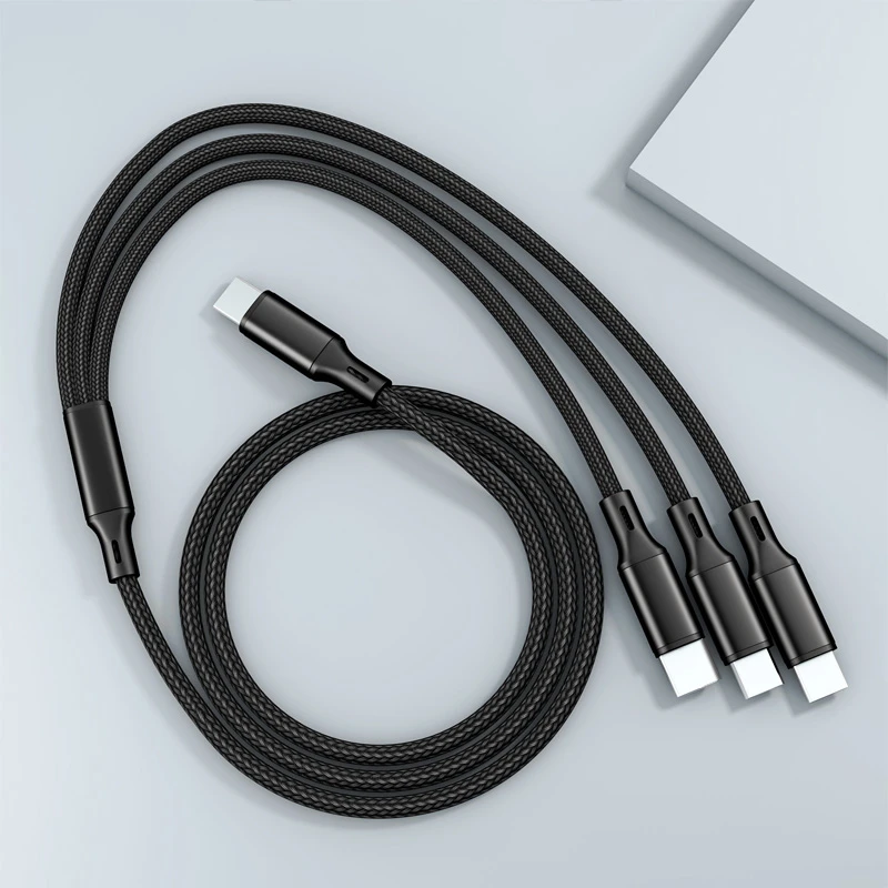 3In1 Usb C Cable Type C To Type C Micro Usb 8Pin Cable Pd Usb C Charger Fast Charge Usbc for Phone Tablet Tipo C 3 In 1 Cord