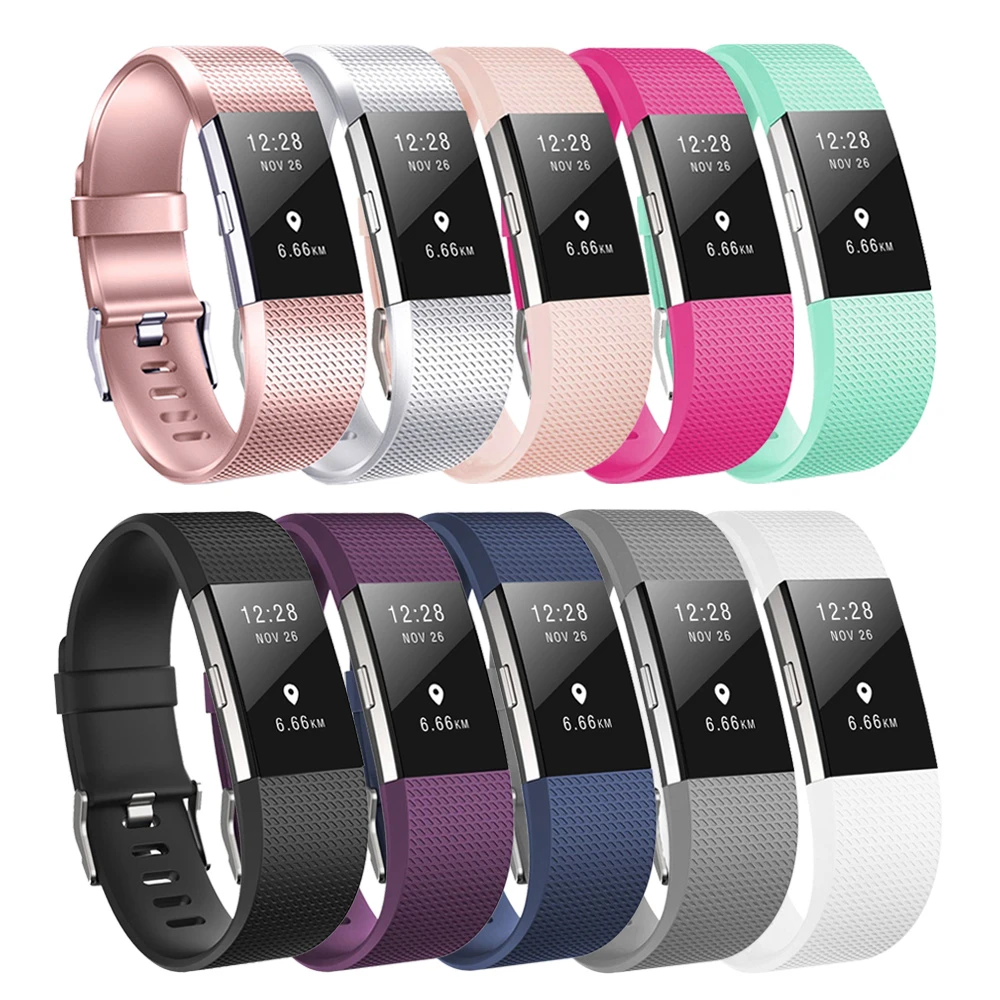 Baaletc For Fitbit Charge 2 Wristband Smart Watch Band Strap Soft Watchband Replacement Band For Fitbit Charge 2 Accessories