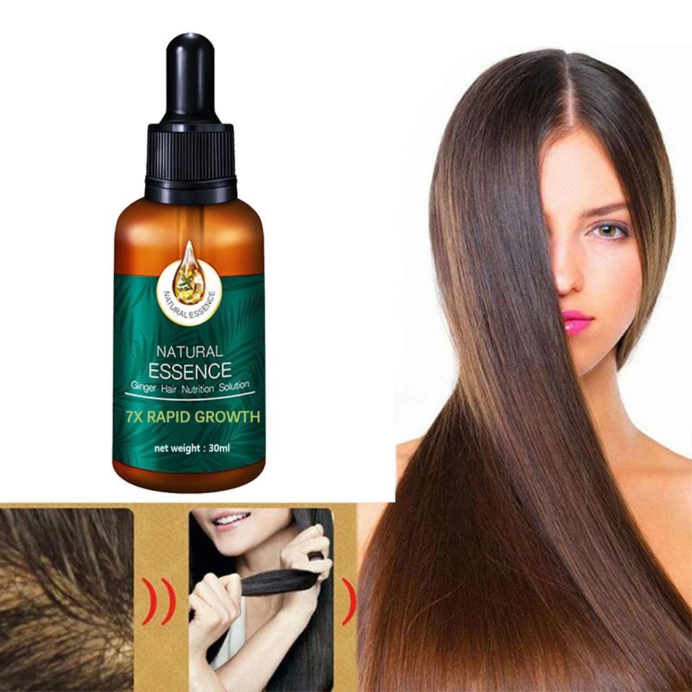 30ml Hair Growth Oil Thickener for Hair Growth Serum Anti Hair Loss Product 100% Natural Plant Extract Liquid