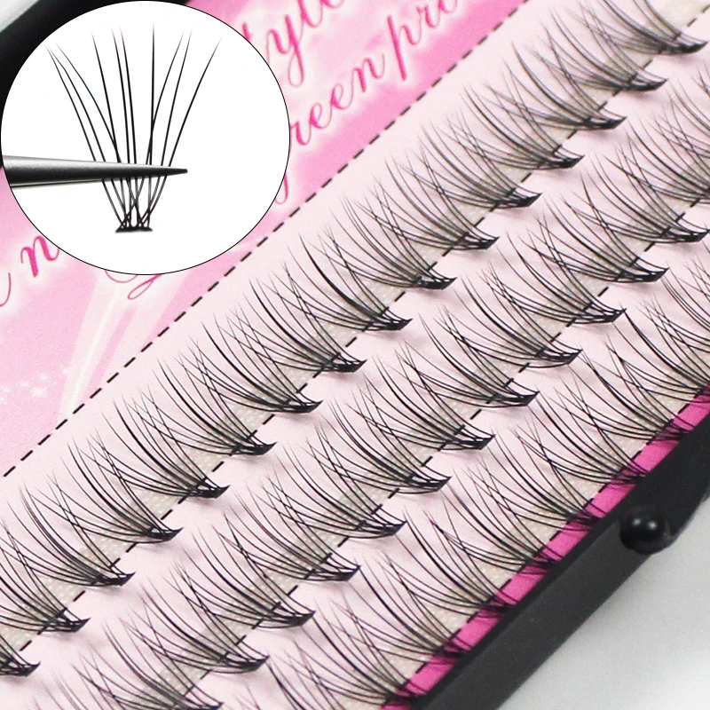 60pcs Individual Cluster EyeLashes Professional Makeup Grafting Fake False Eyelashes for eyelash extensions false eyelashes tabs