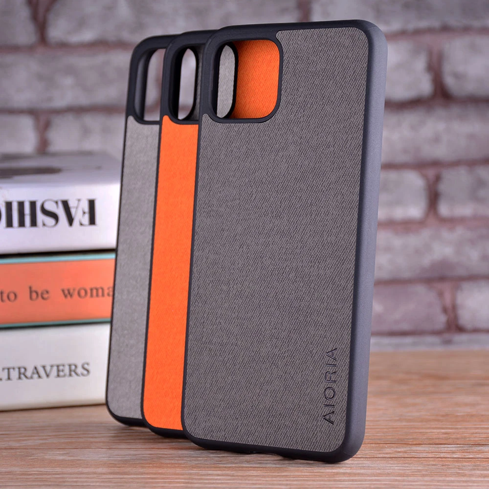 Case for Google Pixel 4 4 XL 5 coque Luxury textile Leather skin soft TPU hard phone cover for Google Pixel 4 4 XL case