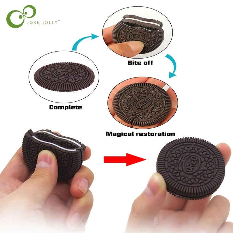 1Pc Kids Magic Biscuit OREO Cookies Magic Tricks Accessory Close Up Gmmick Props Easy Magic Show for Children Learning toy ZXH