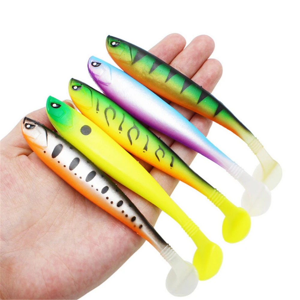 1pcs 10g 13cm Soft Bait Jig Wobbler Fishing Lures Japan Shad Swimbaits Artificial Bait Jig Head Fly Fishing Silicon Rubber Fish