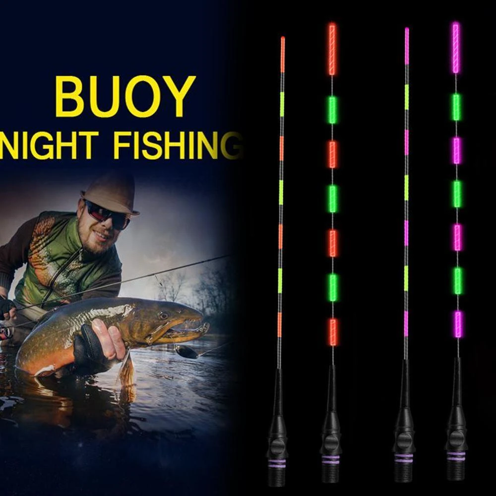 Fishing Float Top Luminous Drift Tail Super Bright Night Fishing LED Smart Sensitive Electronic Floats Buoy Outdoor Accessories
