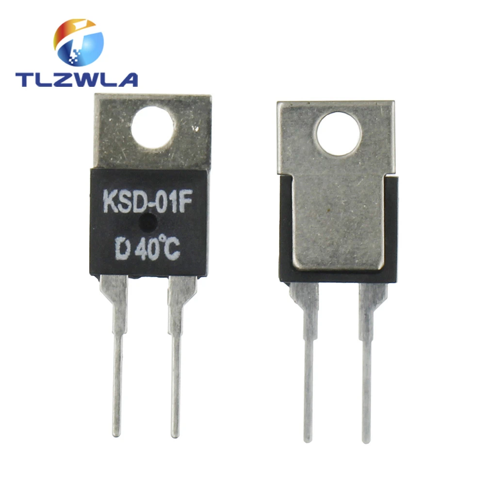 40 50 60 70 80 90 100 DegC NC Normally Closed NO Normally Open 1.5A Thermal Switch Temperature Sensor Thermostat KSD-01F JUC-31F