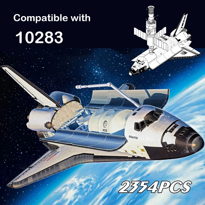 In Stock Space Shuttle Model Building Blocks 10283 Bricks Space Shuttle Discovery Creative Toys For Children Kids Birthday Gifts