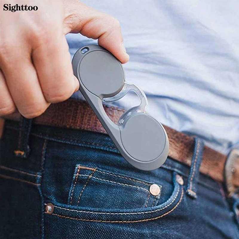 Sighttoo Silicone Nose Clip Reading Glasses Mini Foam Nose Glasses Men Portable Magnifying Eyeglasses Lazy Readers Eyewear Lupa