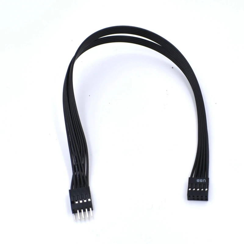 30cm/50cm 9Pin USB 2.0 Extension cable Computer Male to Female Port Motherboard