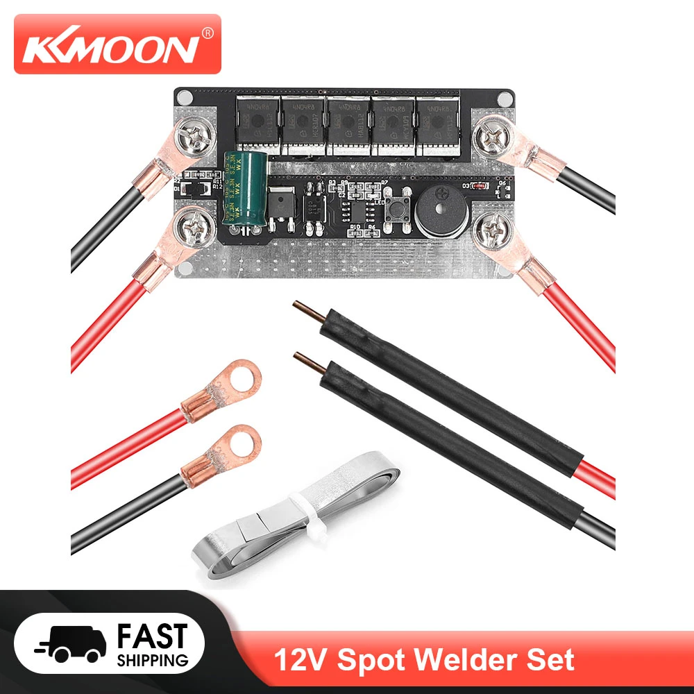 KKMOON Spot Welder DIY Kit Portable 12V Battery Energy Storage Spot Welding Machine PCB Circuit Board Soldering Equipment