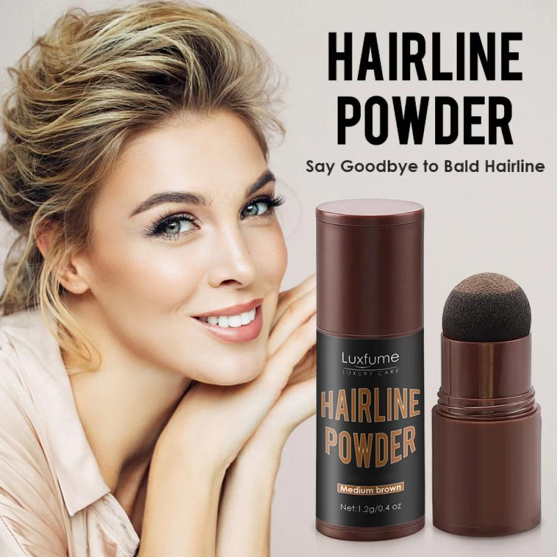 NEW Hairline Powder Water Proof Hair Line Shadow Eyebrow Powder Black&Brown Unisex Instantly Hair Makeup Tool