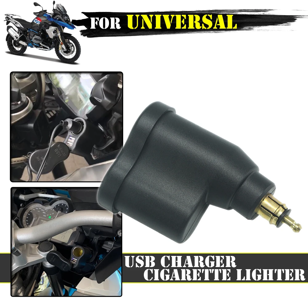 For BMW R1200GS R1250GS F850gs F750GS F800GS F650GS/700GS Motorcycle Power Adapter Dual USB Charger Cigarette lighter Waterproof