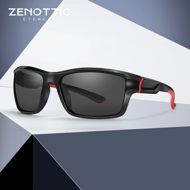 ZENOTTIC Sports Polarized Sunglasses for Men Outdoor Fishing Driving Shades Eyewear Vintage UV400 Protection Goggles Sun Glasses