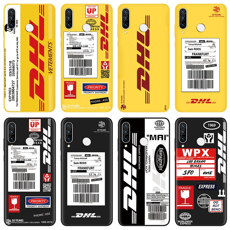 DHL Express Soft Cases For Huawei P20 P30 P40 Lite E Pro Y9 Prime Psmart 2019 Z  Honor 8A 9X 10 20 i lite Soft Matte TPU Fundas