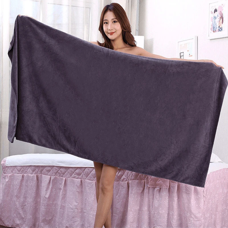 100x200cm towel luxury super absorbent and quick-drying super large bath towel-super soft hotel bath towel to wear bath towel