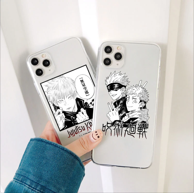 Phone Case For Samsung Galaxy S21 S20 FE Note 20 Ultra 10 9 8 S10 S10e S9 S8 Lite Plus Pro 2020 Jujutsu Kaisen Anime Couqe Funda