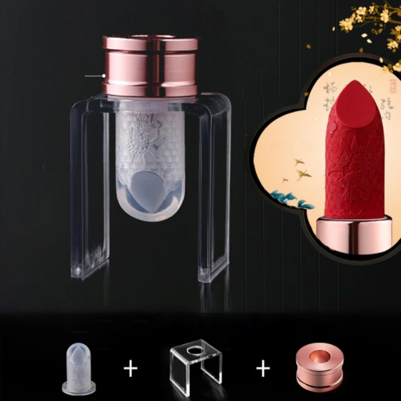 Hot Sales 3pcs/set Silicone Lipstick Mold Aluminum Ring Mould Holder DIY Crafts Tools Easy New High Quality Beauty Lipstick Kits