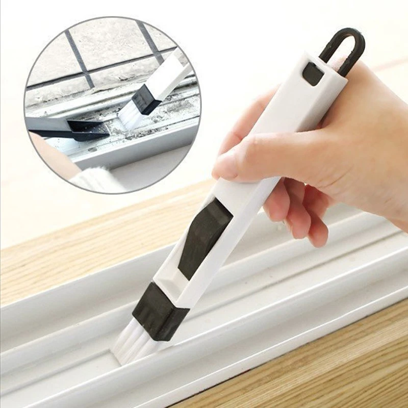 Kitchen Accessories Multifunction Window Groove Cleaning Brush Keyboard Cleaner Home Gadgets Cleaning Tools Kitchen Supply Item