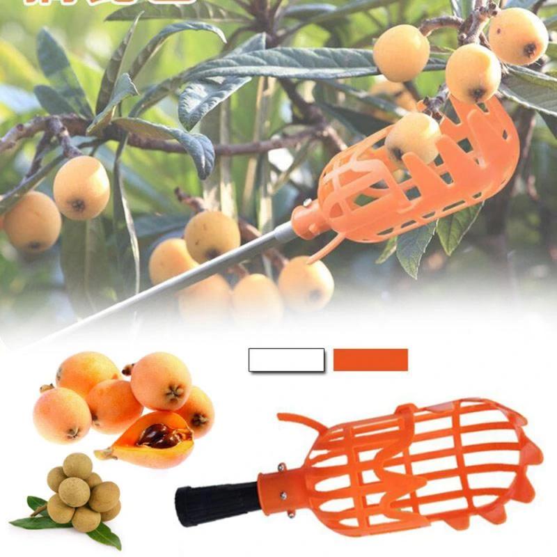 1Pc Plastic Fruit Picker Without Pole Fruit Catcher Collector Gardening Picking Tool Garden Tools Basket Pole Stick Catcher New