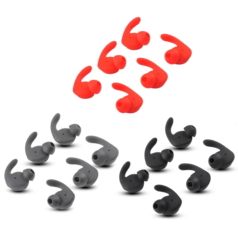 6Pcs Earbuds Cover In-Ear Tips Soft Silicone Skin Earpiece Ear Hook Buds for Hua-wei xSport/Honor AM61 Headset