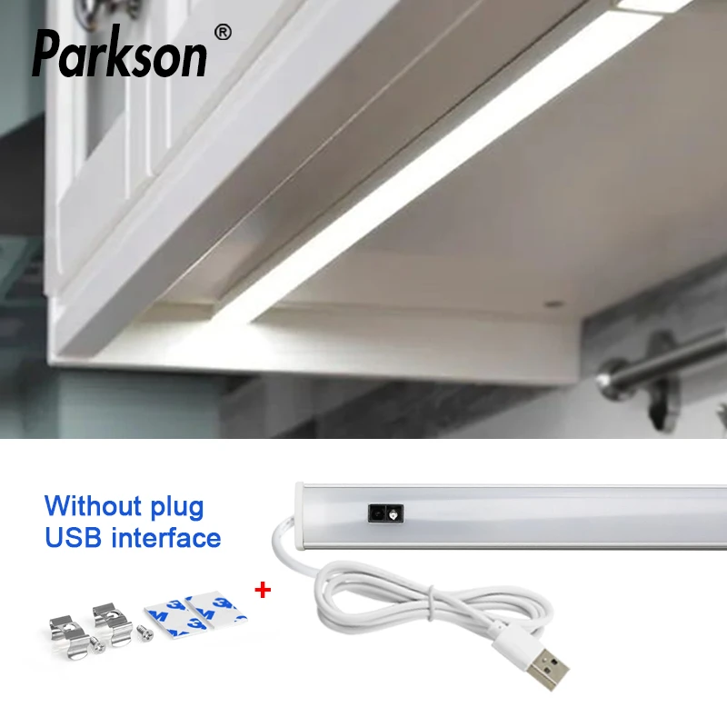 5V USB Powered LED Cabinet Kitchen Light Hand Sweep Sensor Lamp High Brightness smart touch sensor cabinet led light for kitchen