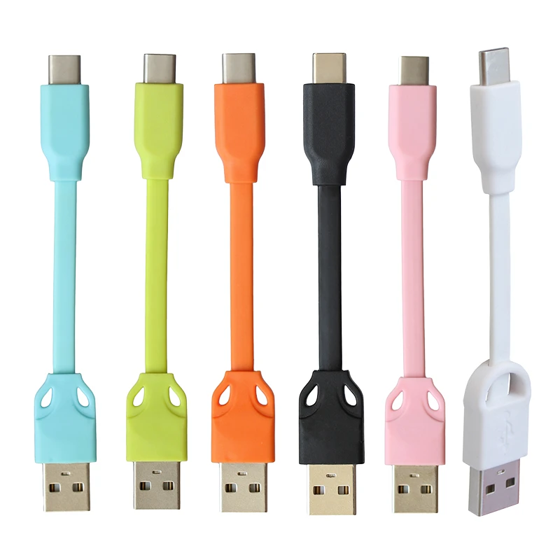 10cm Type C to USB2.0 Short Data and Charging Cable for Type C to USB 2.0 Data and Charging Cable