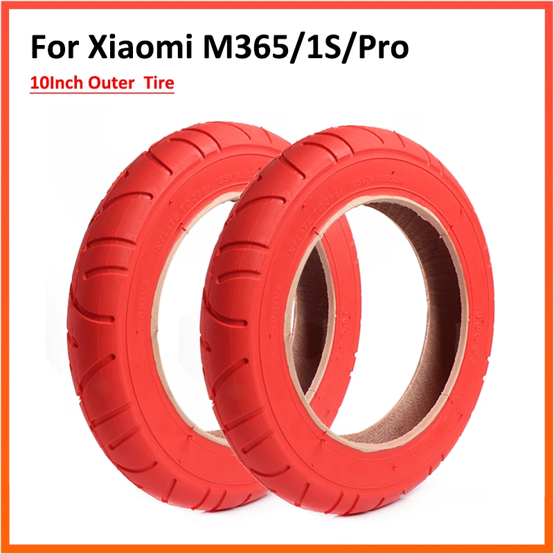 10 Inch Outer Tube Tire for Xiaomi M365 Electric Scooter Balance Cantilever Type Large Size Remodel Modified Upgrade 10Tires