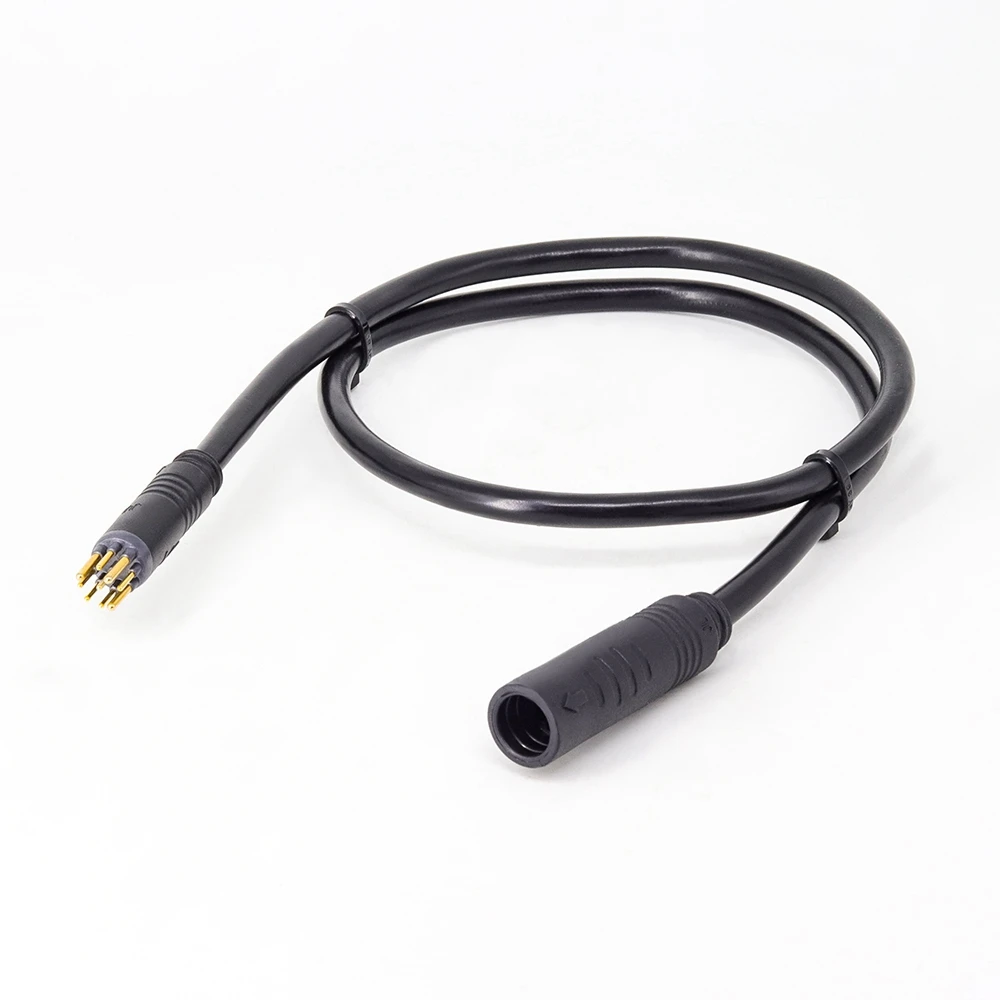 EBike Motor Extension Cable Connector Female To Male 60cm 9Pin Electric Bike Motor Cables For E-bike Accessory