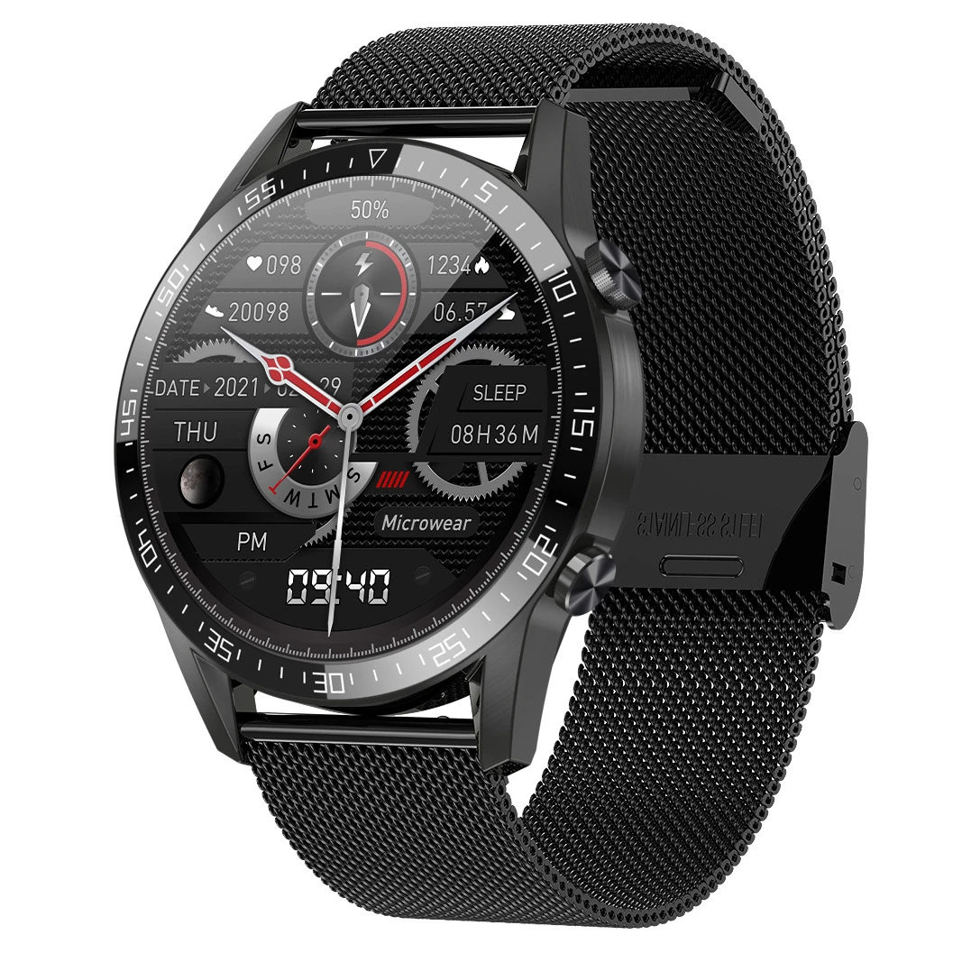 For Huawei Xiaomi Android Apple Phone Smart Watch Men Android Answer Call IP68 Waterproof Smartwatch 2021 Men 360*360 ECG PPG