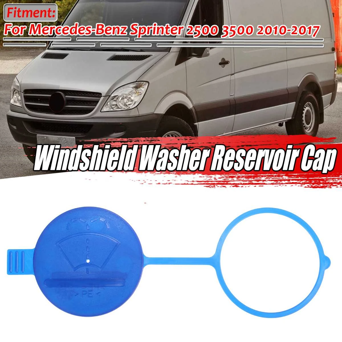 Car Windshield Washer Fluid Reservoir Cap For Mercedes For Benz Sprinter 2500 3500 2010-2017 6388690008 A9068690072