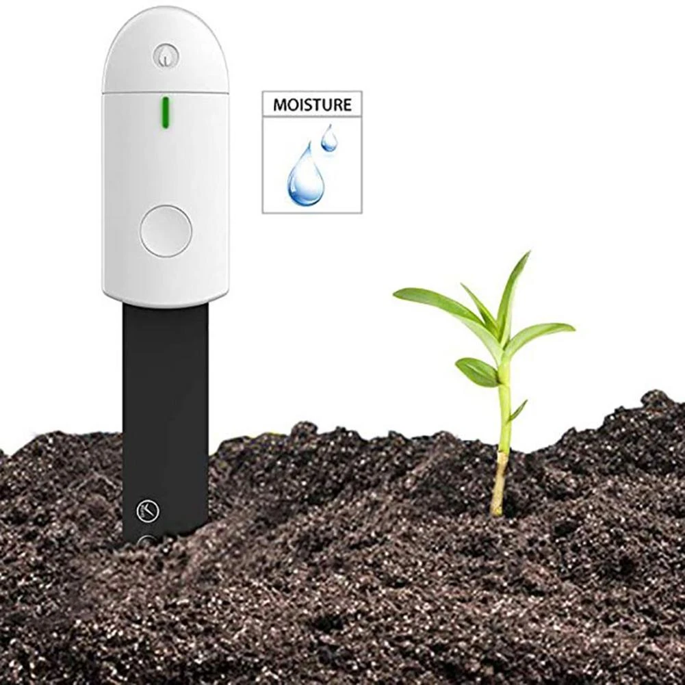 1Pc Digital Flowers Plants Detector Water Soil Nutrient Moisture Meter Tester Garden Tool Built-in Button Battery Easy to Use