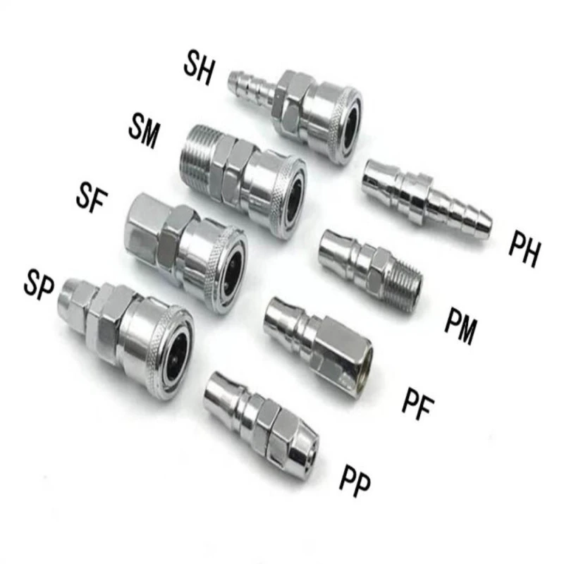 Pneumatic fitting C type quick connector high pressure  SP SF SH SM  PF PH PM 20 30 40 inch thread  (PT) Japanese  standard