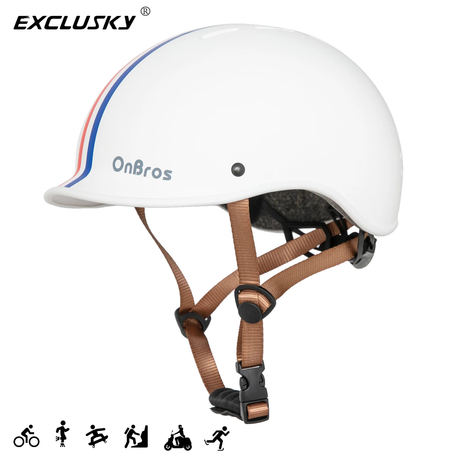 EXCLUSKY High Quality Adult Urban Bicycle Helmet For Bike Skateboard Cycling City Safety Caps