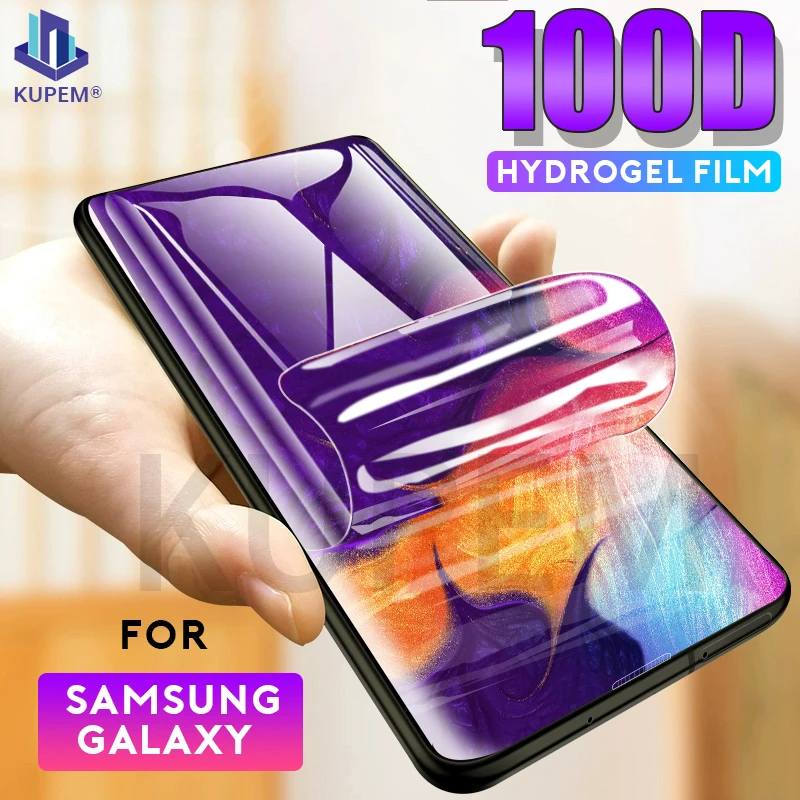 100D Hydrogel Film For Samsung Galaxy A40 A60 A70 A50 A10 A51 Screen Protector S20 Ultra S10 Plus S10E Soft Protective Not Glass