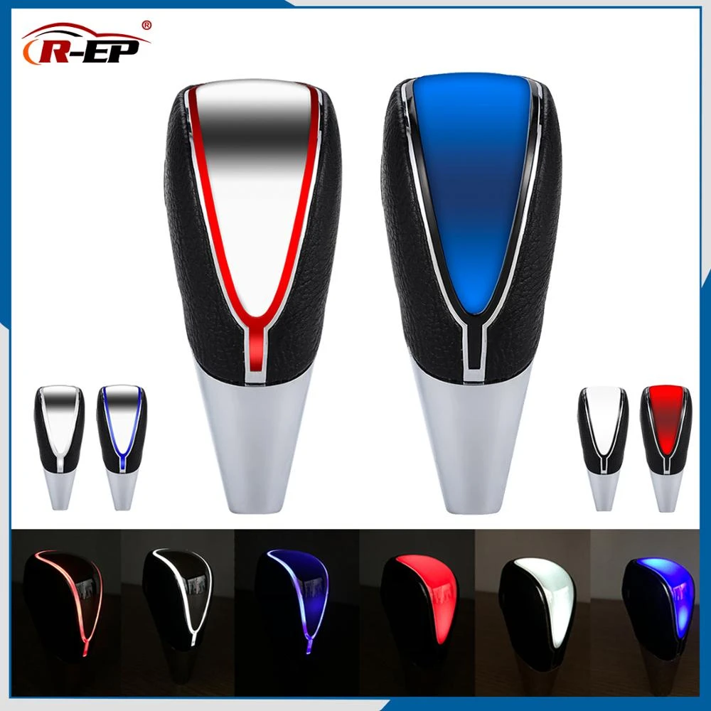 R-EP Universal Car Shift Knob Racing Gear Knob with Touch LED for Most Cars Shifter Konbs
