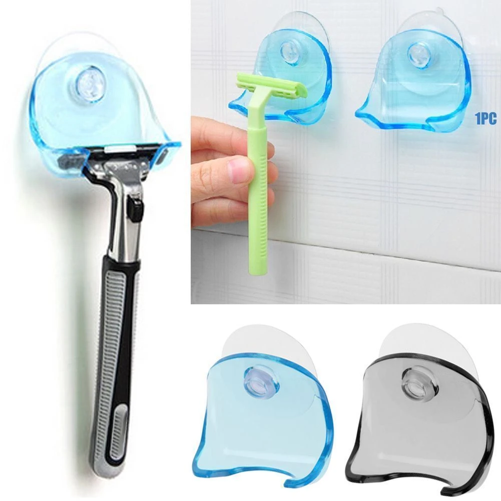 Shaver Toothbrush Holder Washroom High Power Suction Cup Hook Razor Bathroom
