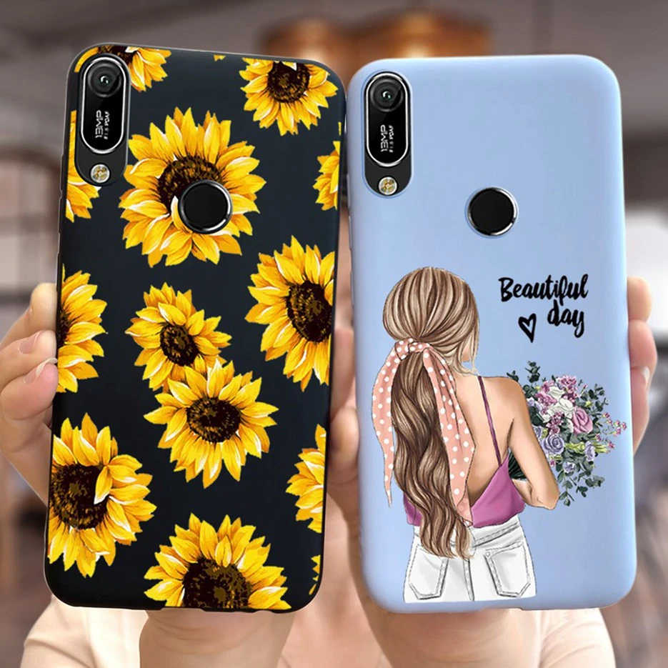 For Huawei Y6 2019 Case Honor 8A Soft Slim Fundas Beautiful Girls Phone Case For Huawei Y6 Prime Pro 2019 Y 6 Honor8A Back Cover